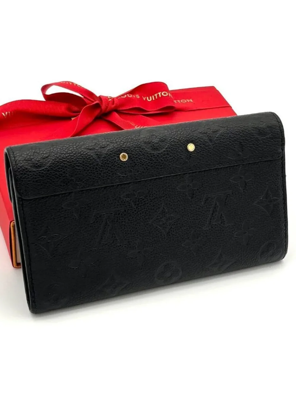 Louis Vuitton Portefeuille Sarah Metis Empreinte Black Wallet - Picture 2 of 10